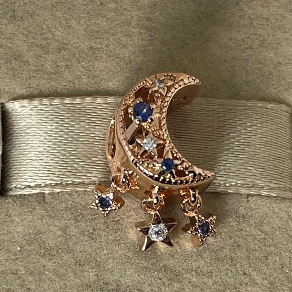 Pandora Jewelry Pandora Star Crescent Moon Charm Rose Gold